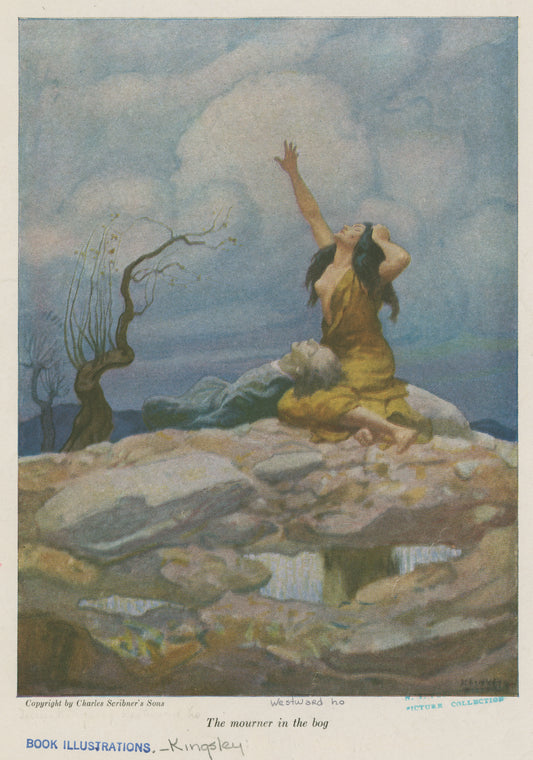 The mourner in the bog.