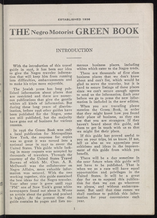 The Negro Motorist Green Book: 1948: A Classified Motorist & Tourist Guide Covering the United States & Alaska