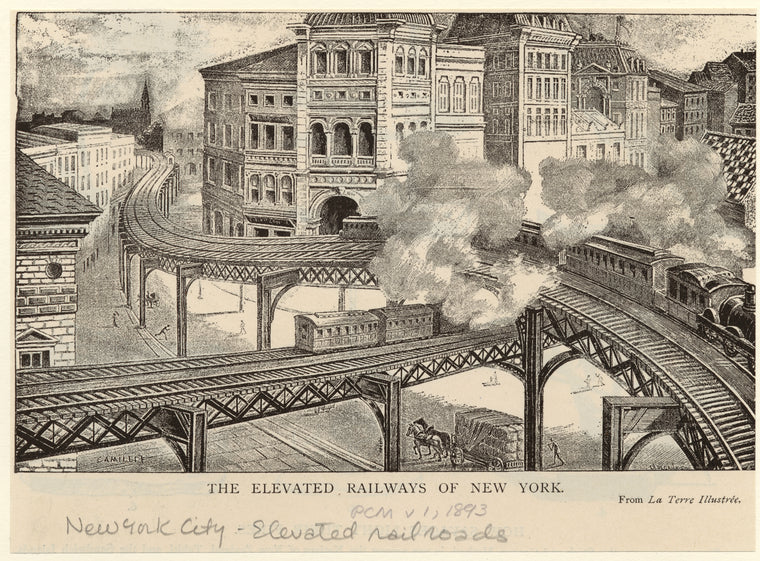 The elevated railways of New York
