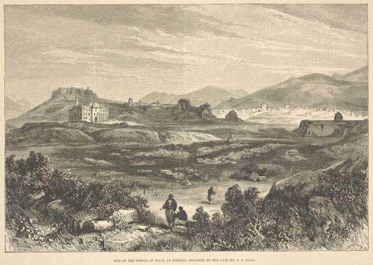 Site of the temple of Diana at Ephesus, explored by the late Mr. J. T. Wood