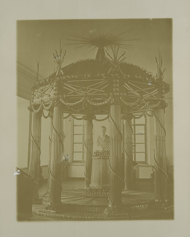 Decorated pavilion