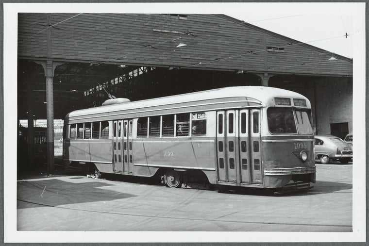A streetcar at the Coney Island Terminal in Brooklyn, N.Y.