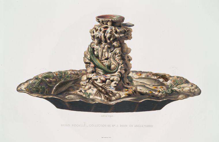 Bassin rocaille, collection de Mr. J. Bohn en Angleterre.
