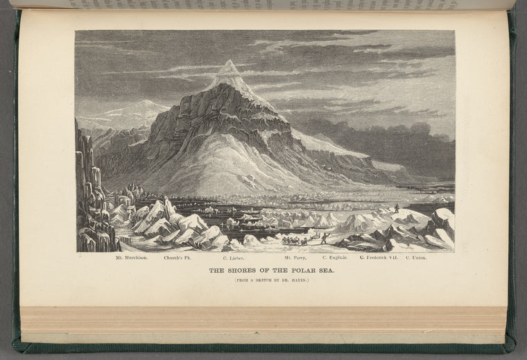 The Shores of the Polar Sea... (From a sketch by Dr. Hayes.)