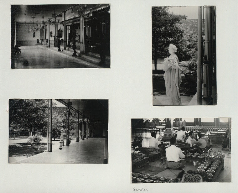 Views of the palace ; Gamelan