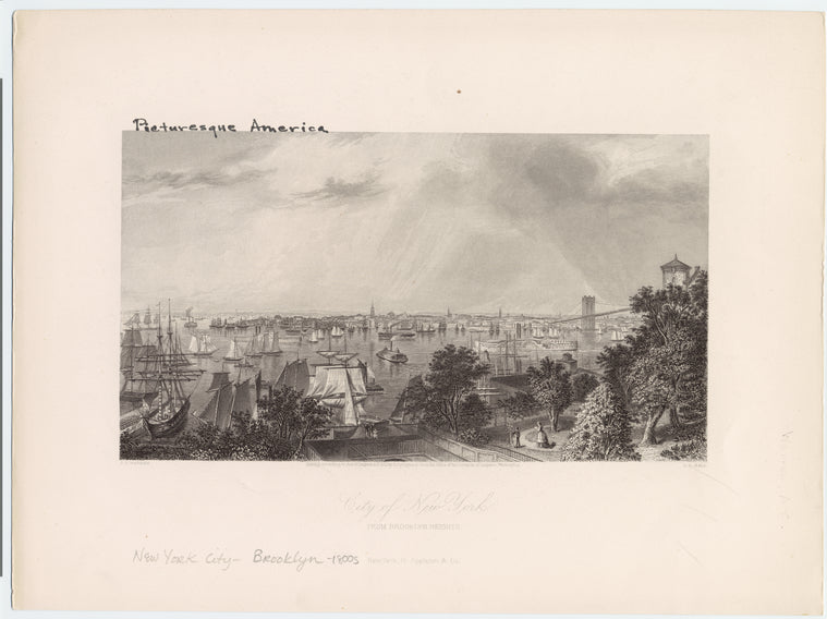City of New York from Brooklyn Heights