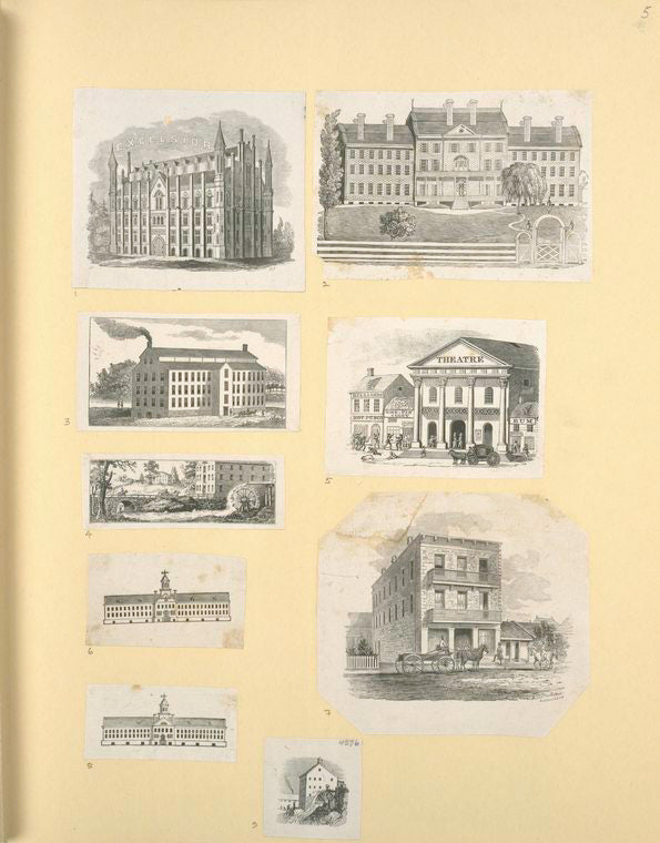 Various large buildings.