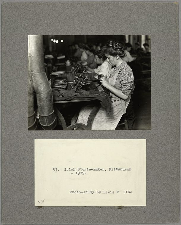 Irish stogie-maker, Pittsburgh, 1909