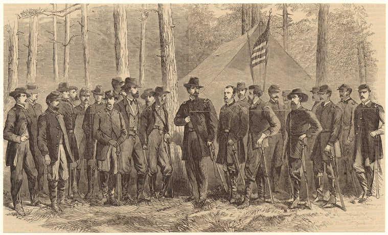 American soldiers, United States, 1860s