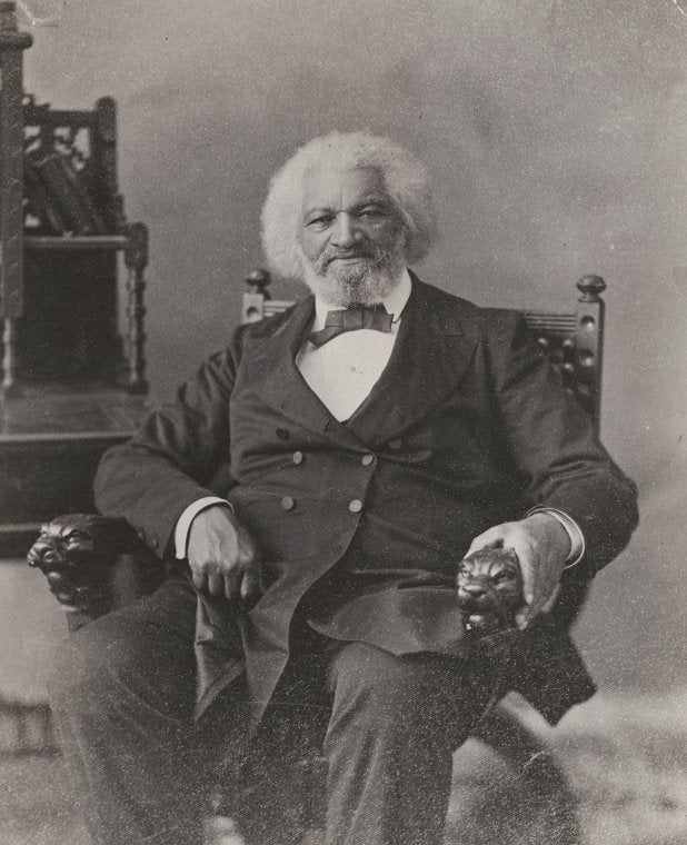 Portrait of Frederick Douglass, abolitionist, journalist, and social reformer