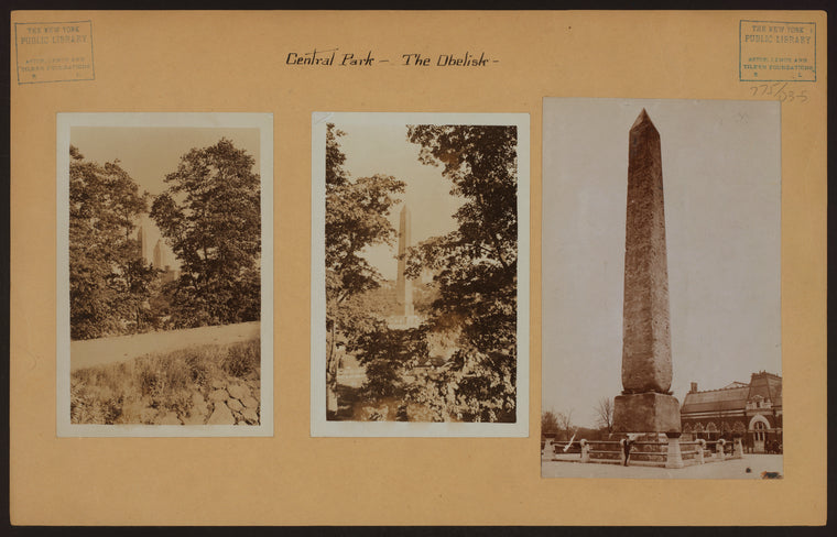 General view - Manhattan - Central Park - The Obelisk.