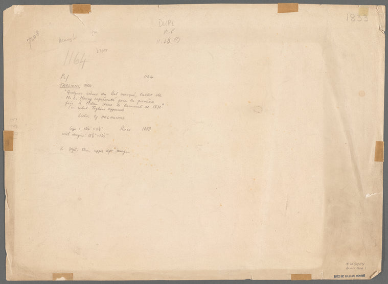 Quelques scènes du Bal masqué, ballet de Mr. L. Henry, représenté pour la première fois à Milan, dans le Carnaval de 1830