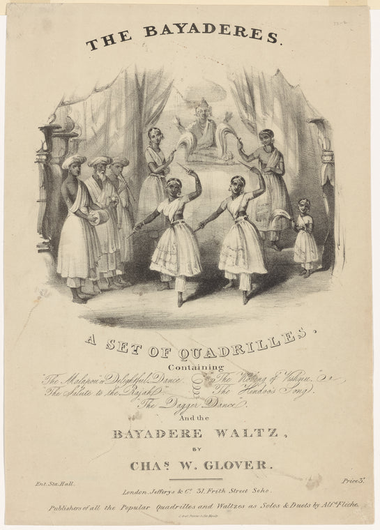 The bayaderes: a set of quadrilles ... and the bayadere waltz