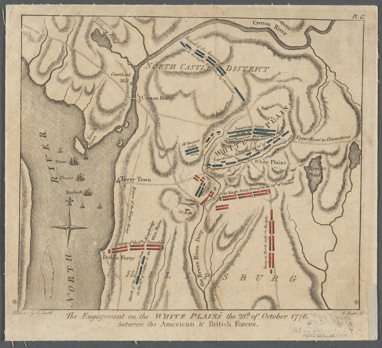The engagement on the White Plains, the 28th of October 1776 : between the American & British forces