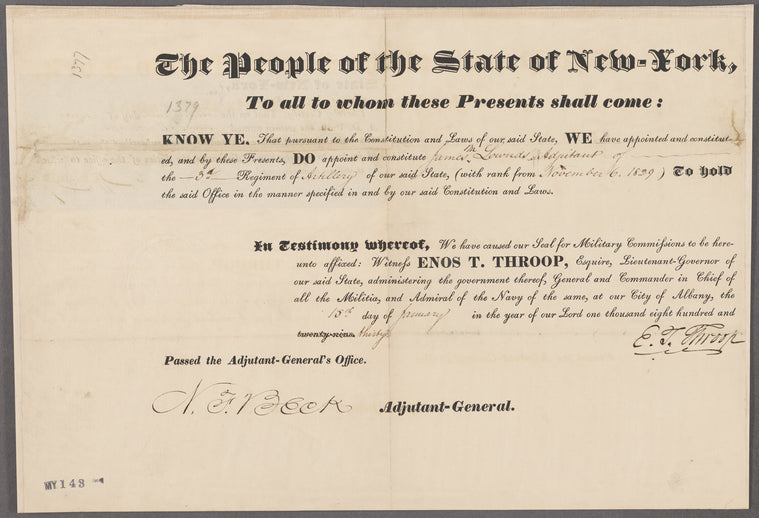 Throop, Enos T. Albany