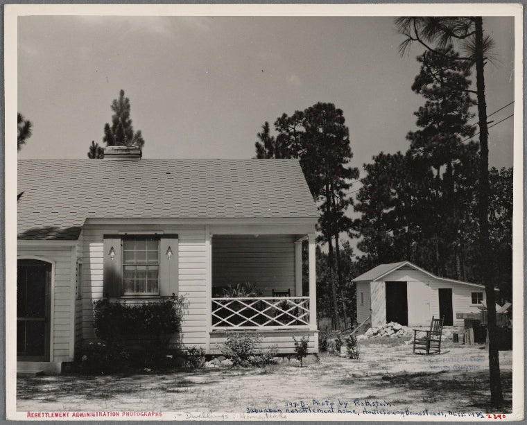 Suburban resettlement house at Hattiesburg, Miss
