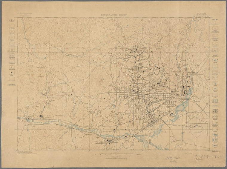 Topographic sheet