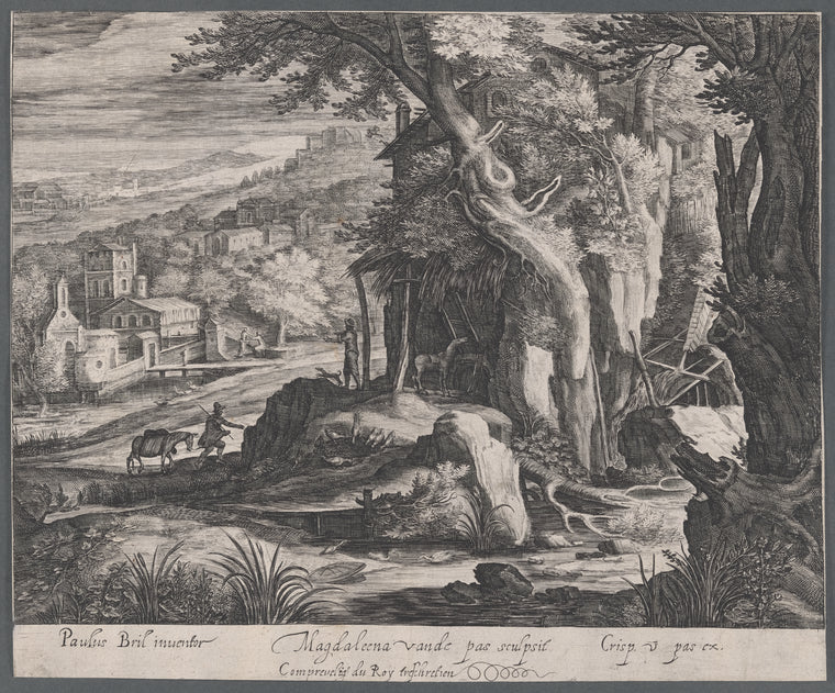 Landscape with Stable
