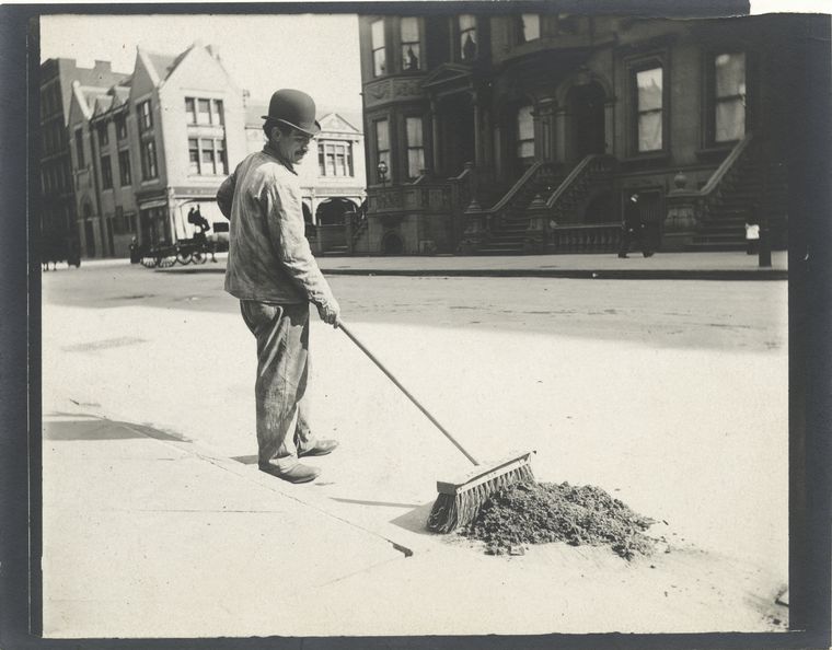 Street sweeper.