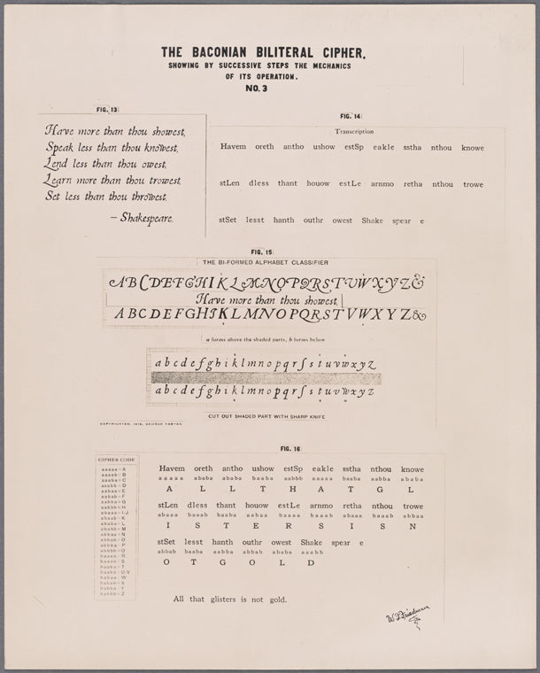 The Baconian Bilateral Cipher