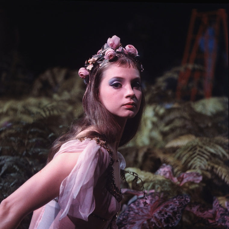 New York City Ballet production of movie version of "A Midsummer Night's Dream" with Suzanne Farrell as Titania, choreography by George Balanchine (New York)