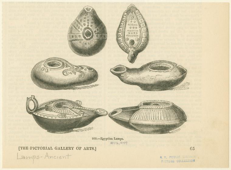 Egyptian lamps