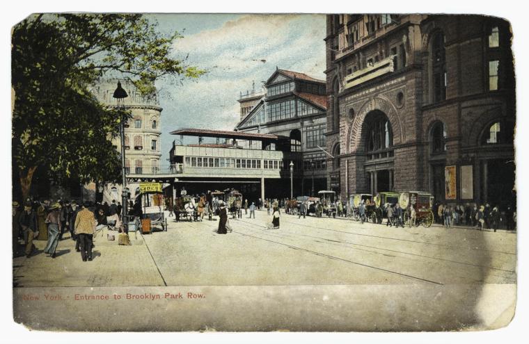 New York - Entrance to Brooklyn Park Row