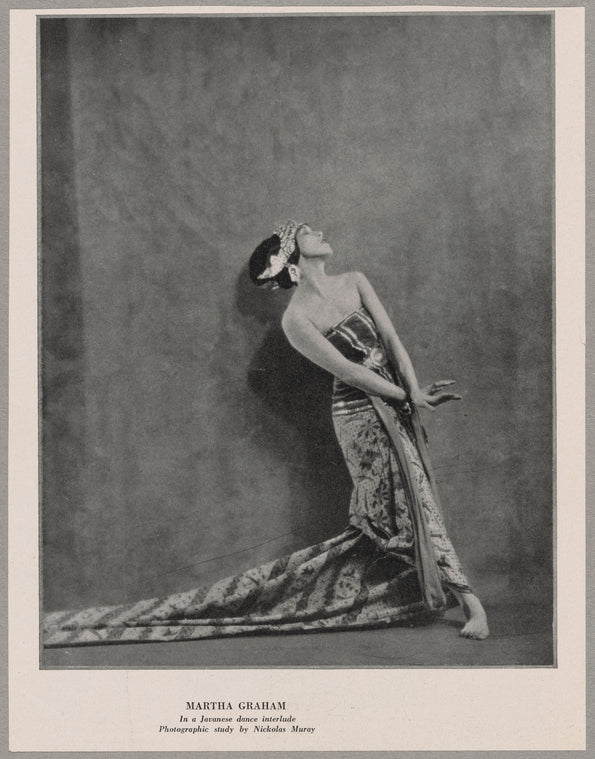 Martha Graham in a dance created by Ted Shawn
