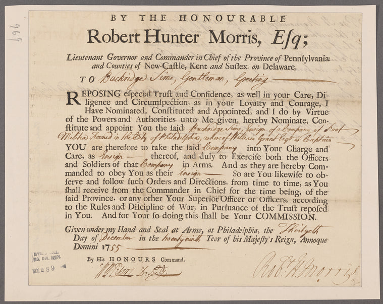 Morris, Robert Hunter. Philadelphia