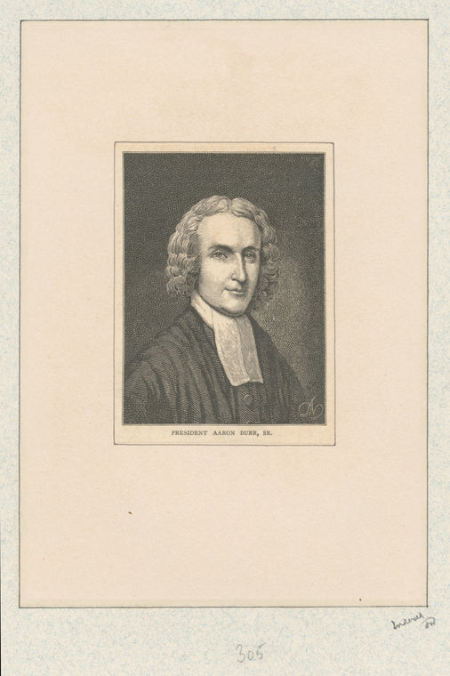 President Aaron Burr, Sr.