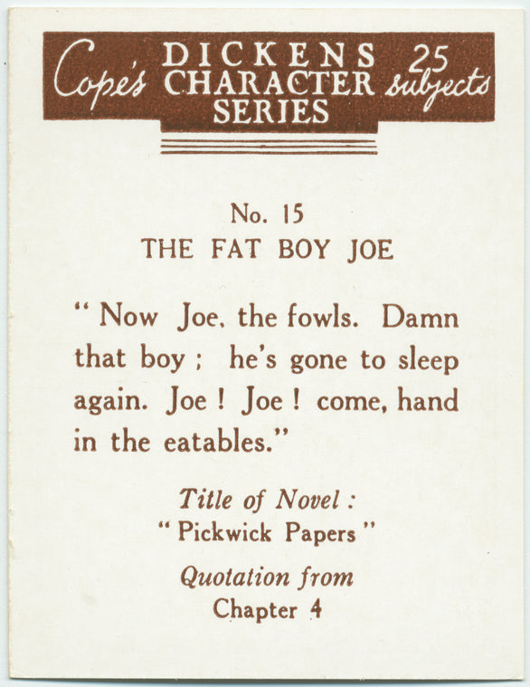 The fat boy Joe