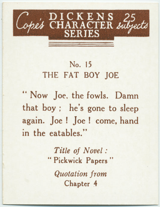 The fat boy Joe