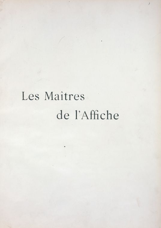 Les Maîtres de l'affiche
