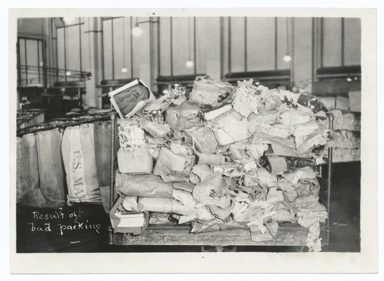 Result of bad packing.