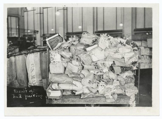 Result of bad packing.