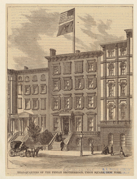 Head-quarters of the Fenian Brotherhood, Union Square, New York