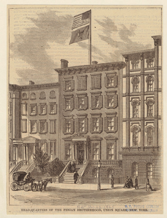 Head-quarters of the Fenian Brotherhood, Union Square, New York