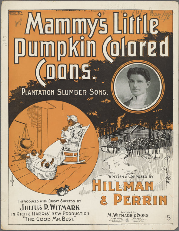 Mammy's little pumpkin colored coons