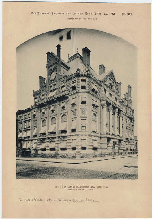 The Union League club-house, New York, N.Y
