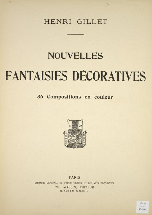 Nouvelles fantasies décoratives