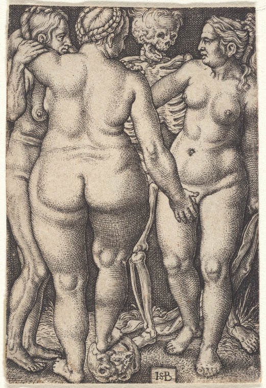 Death and Three Nude Women