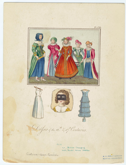 Dresses of the 16th & 17th centuries