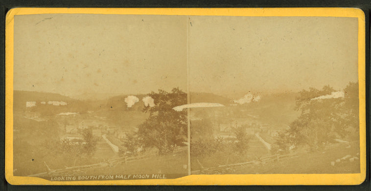 Looking south from Half Moon hill.