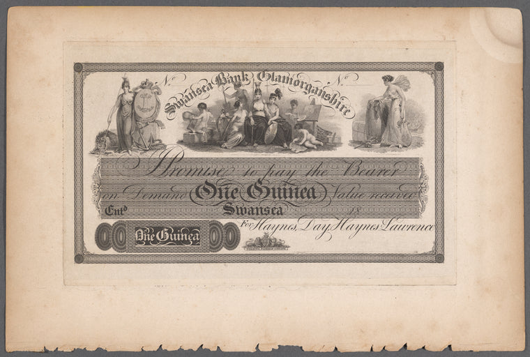 Swansea Bank Glamorganshire one pound note