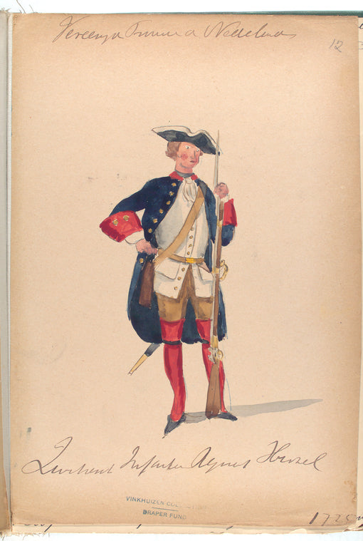 Vereenigde Provincien der Nederlanden.  [Luitenant? Infanterie Regiment ]. 1725