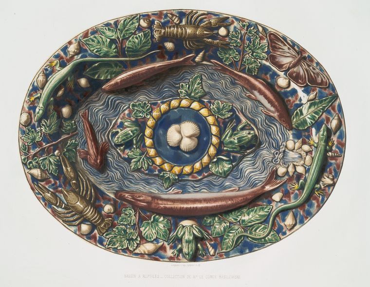 Bassin à reptiles, collection de Mr. le Comte Basilewski.