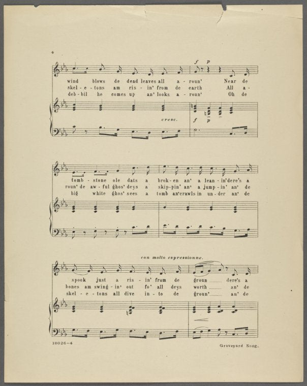 Graveyard song