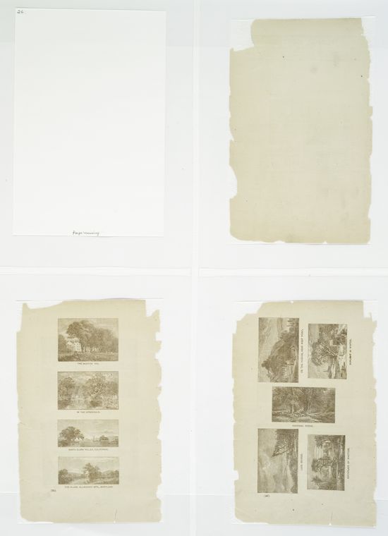 Pages from L. Prang and Co.'s Illustrated catalogue of art-publications, depicting landscapes.