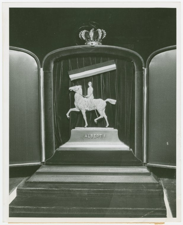 Belgium Participation - Model of King Albert I statue