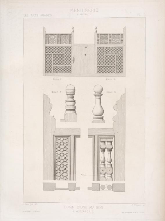 Divan d'une maison à Alexandrie.